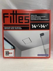 FITTES Flush Exhaust Mount 14.25″x14.25″ Flush mount Aria Lite Rectangular White