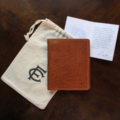 FC Goods 6.5in Notebook Cover – Handcrafted with Vintage Baseball Glove Leather