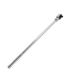 1/2in Drive Extra Long Flex Ratchet Handle 24in 72 Teeth Reversible Chrome