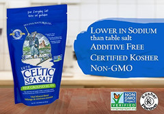 Light Grey Celtic Sea Salt 1 Pound Resealable Bag – Additive-Free, Delicious Sea