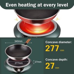 Abangdun 1700W 100V～185V Induction Cooktop Wok With Pan Electric Stove 2026 New