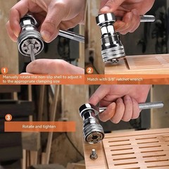 Universal Socket Tool Adjustable Multifunction Wrench Adapter Kit