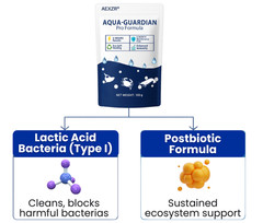 2Pcs AEXZR Water Clarifier Aquaculture Water Purifying Treatment
