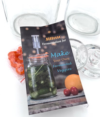 Glass Fermentation Jars 1.5L with Airlocks Weights – Set of 2 FAST / FREE SHIP