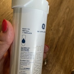 GE Appliances XWFE Refrigerator Water Filter, Filters 50+ Impurities