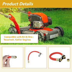 1723165SM Oil Drain Hose Compatible with Briggs & Stratton Model Series Engines,