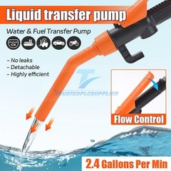 Battery Powered Electric Fuel Transfer Pump Portable Gas Oil Liquid Pump