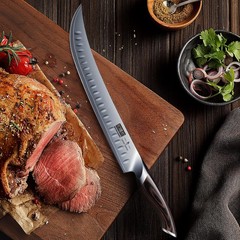 HOSHANHO Carving Slicing Knife 12 Inch Japanese High Carbon Steel Brisket Knife