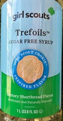 2x 33.8oz GIRL SCOUTS Sugar Free TREFOILS SHORTBREAD SYRUP Coffee Dessert Baking