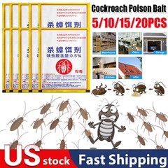 15X Cockroaches Killer Medicine Cockroach Trap For Kitchen Household