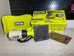 Ryobi 2 Amp Corded 1/4 Sheet Sander S652DGK with Case