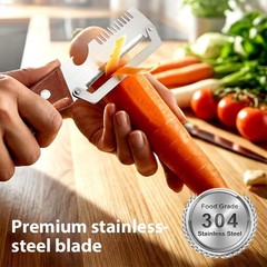 3-in-1 Vegetable Peeler 2026 Upgrade Multifunctional Stainless Steel for Kitchen