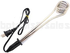 110V-1350W Water Heater Portable Electric Immersion Element Boiler Travel Coffee