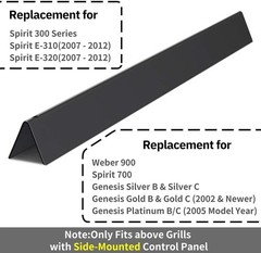21.5″ Flavorizer Bars for Weber Genesis Silver A Spirit 200 Side Control 5-Pack