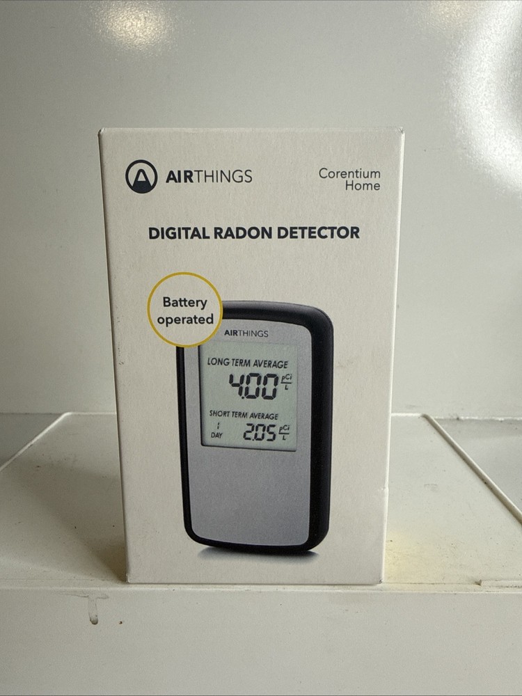 Airthings Corentium Home Digital Radon Gas Detector QRI
