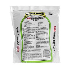 Wiggle Worm 100% Pure Organic Worm Castings – Organic Fertilizer, 4.5-Pounds