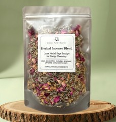 Sage Herbal Incense Blend Natural Smudge Meditation Cleansing 4 oz