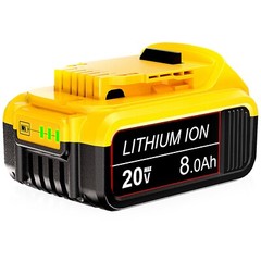 2x 8.0Ah Li-ion Battery For DeWalt 20V Max DCB200 DCB206-2 DCB205-2 20Volt Tool
