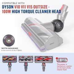High Torque Replacement Head for Dyson V10 V11 V15 Cordless VacuumsOpens in a…