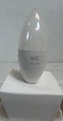 Lot of 6 -WiZ Candle Wi-Fi Smart LED Frosted Dimmable Color -B12- DAMAGED BOX