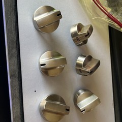 Genuine GE Range Oven, Knob Set of 6 223C7977G