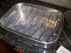 Vtg 3 pc Aluminum Roaster Roasting Pan Turkey WEAR EVER STYLE HEAVY DUTY RACK
