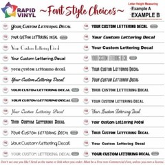 Custom Vinyl Lettering Outdoor Decal Car Truck Boat RV Door Window Glass Sticky