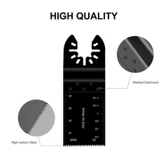 50pc Oscillating Saw Blades Multi Tool Wood Metal Cut Cutter Carbon Steel Blade
