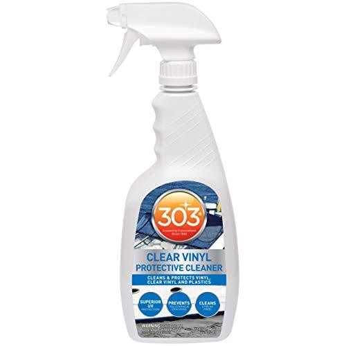 303 Products Marine Clear Protective Cleaner – Cleans and Protects Vinyl and