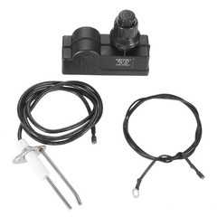 2 Outlet Spark Igniter Ignitor Push Button Kit Gas Fireplace Grill BBQ Stove