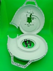 OEM STIHL BR800 BR800X BR800C BLOWER FAN HOUSING-BOTH HALVES W/ ALL 4 AV SPRINGS