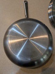 Made In Stainless Steel Saucier Pan with Lid 3 Qt Multi-Clad Cookware