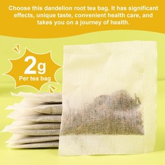 Dandelion Tea Leaf & Root Herbal 60 Tea Bags for Liver & Kidney Health Detox