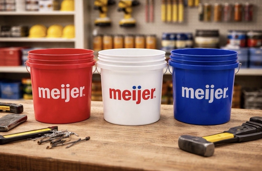 Meijer Mini Bucket Set Red White and Blue