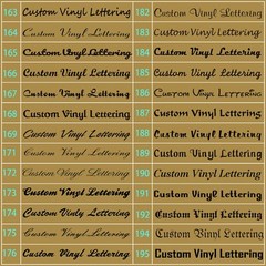Custom Decal Vinyl Lettering Personalized Business Sign Text Name Vehicle Car