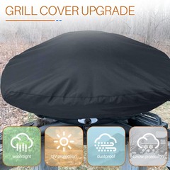 Grill Cover for Weber Q1200, Q1400, Q140, Q120, Q100 and Q1000 Grills, Outdoo…