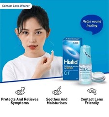 Japan Santen Hialid 0.1% Sodium Hyaluronate Ophthalmic Solution Eye Drop 5mL