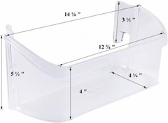 Bin Door ( Lower Bin ) Compatible with Frigidaire Refrigerator 240363702