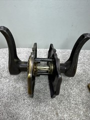 Vintage Amerock Carriage House Solid Brass Door Lever Handles