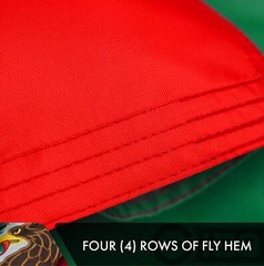 G128 – Mexico (Mexican) Flag | 3×5 feet | Double Sided Embroidered 210D