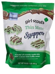 Edward Marc Chocolatier Girl Scouts Thin Mints Snappers 16 Oz, Kosher FREE SHIP