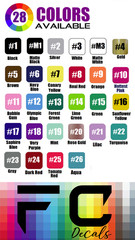 Personalized Custom Text Vinyl Lettering Sticker Decal, ANY TEXT – ANY NAME – [4