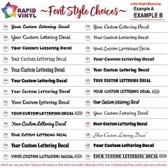 Custom Text Vinyl Decal Sticker Car Window Bumper Letters Numbers Lettering Name