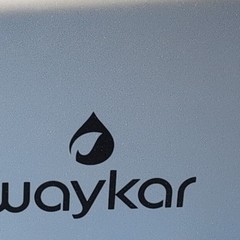 Waykar Portable Air Conditioner Dual Hose, Gray/Black, Handle