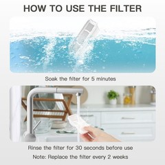 Dog Water Fountain Filters for 170 Oz/1.3Gal Pet Water Dispenser Fountain Fil…