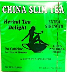 China Slim Herbal Tea Extra Strength -Dieter’s Delight 36 Tea Bags – Exp: 2-2026