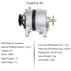 Permanent Magnet Synchronous Generator PMA AC Alternator Pure Copper With Light