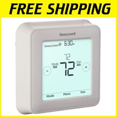 White Touchscreen Heating/Cooling Controller