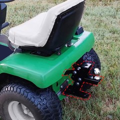 For John Deere Lawn Mower Tractor Hitch Riding Garden Tractor Trailer Attachment
