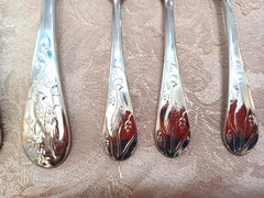 Asian Bird Reed & Barton 8 Serving Utensils 18/10 Stainless Flatware Vietnam